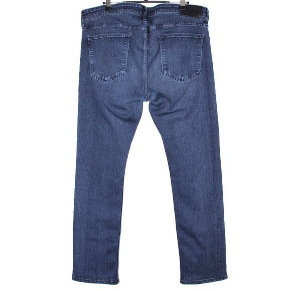 Paige Mens 38 x 30 Federal Inkwell Stretch Jeans M1097 - Picture 4 of 8